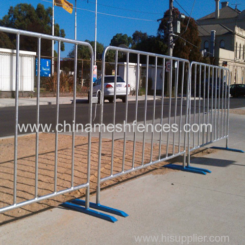 Removable Events Crowd Control Temporary Pedestrian Barrier Steel Barricade Fence