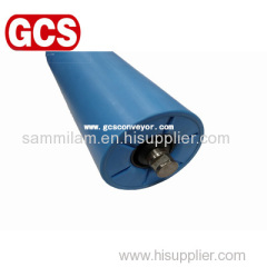 Coal conveyor 6205/6305 idlerheavy duty conveyor mining idler trough grooved conveyor roller/Friction-upper aligning gro