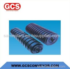 GCS mining conveyor impact roll/Buffer roller set suitable for coal mine transportation/Belt conveyor Images