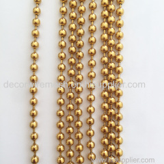 Decorative Golden metal bead curtains