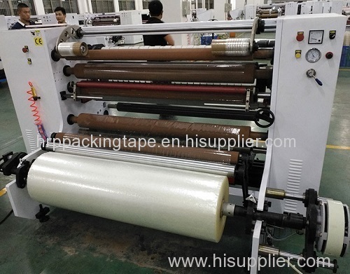 JUMBO ROLL DISPENSER BOPP Tape Slitter Machine