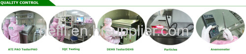 UL Certificated H14-U17 Mini Pleated Gel Seal HEPA&ULPA Media Air Filter Manufacturers for Pharmaceutical Cleanroom