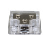 Nickel Plated 1x0Ga In 2x0GA Out Power distribution Block Car Audio Parts