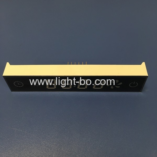 Enhanced Background Green/Red/Yellow 7 Segment LED Module common cathode for Kitchen Hood