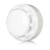 White Plastic Fire Alarm System Sensor Smoke Detector 24V