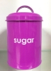 metal kitchen canister sugar canister storage container