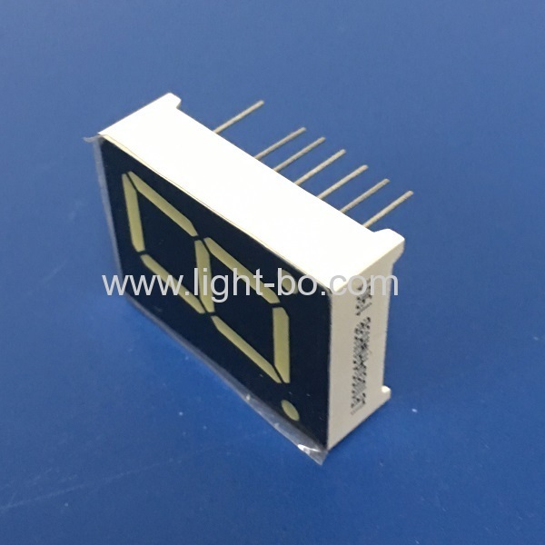 Ultra Briht White common anode 0.8 inch single digit 7 segment led display for Instrument Panel