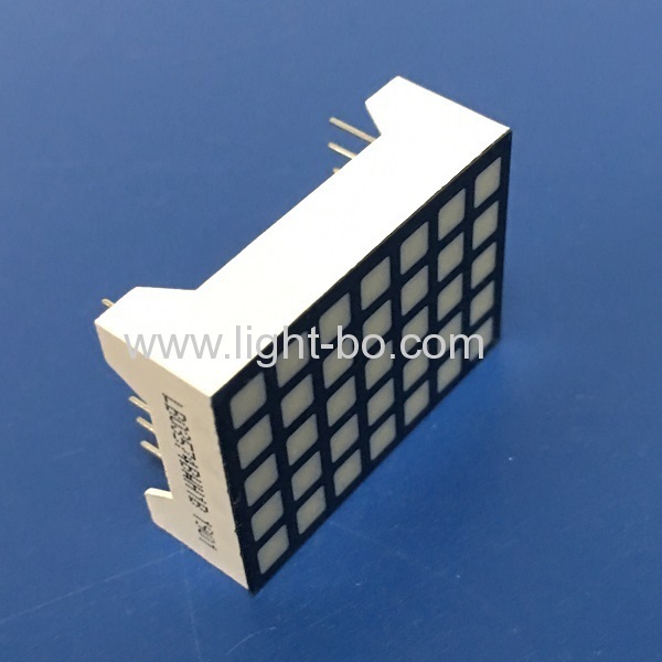 Ultra White 14 pins 1.1-inch 3.39 5 x 7 square dot matrix led display for Elevator position indicator