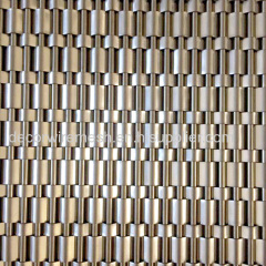 SS Architectural Woven Wire Mesh For Elevator Cab