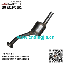 Exhaust Pipe 200107283R / 6001549294 / 200107126R / 6001549293 For Renault Largus / Logan MCV / Duster / K4M