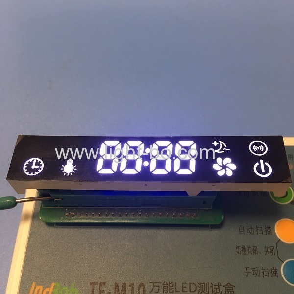 Low cost ultra white 7 segment led display module for kitchen hood /range hood