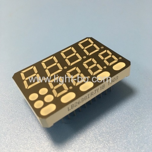 Customized Multicolour 8 Digit 7 Segment LED Display common anode for Temperature Controller