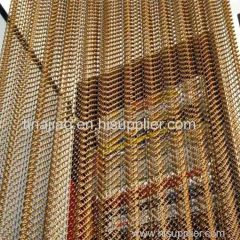 Stainless/ Copper/ Aluminum Decorative Metal Chain Mesh Curtain
