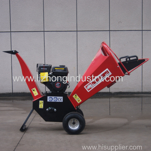 6.5hp 70mm chipping capacity wood chipper machine