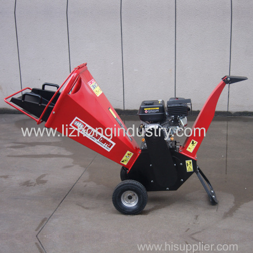 6.5hp 70mm chipping capacity wood chipper machine