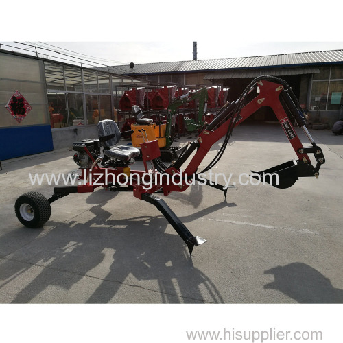 9hp towable mini backhoe;Pull Behind Backhoe;Portable Excavator