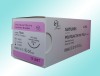 Synethetic absorbable polyglactine suture with needle