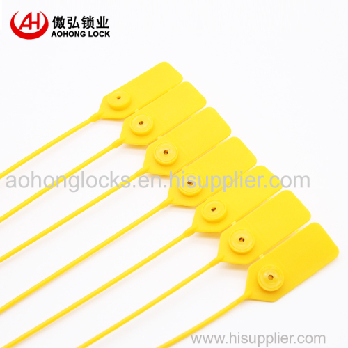 tamper security bag plastic strip lock barcode factory price