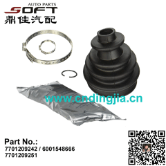 Driveshaft Boot Kit 7701209242 / 6001548666 / 7701209251 For Renault Largus / Logan / K4M / K7J / K7M / K9K / D4F