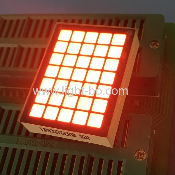 Super Red 5 x 7 Square dot matrix led display For elevator position indicator