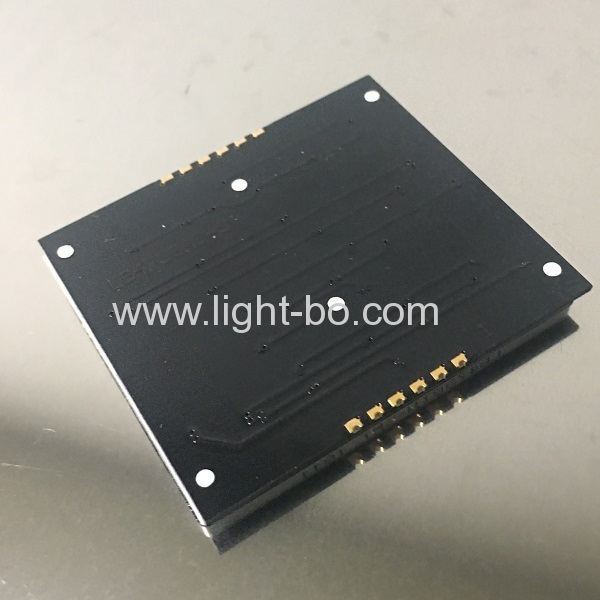 Ultra thin Custom design ultra white SMD led display common anode for temperature controller