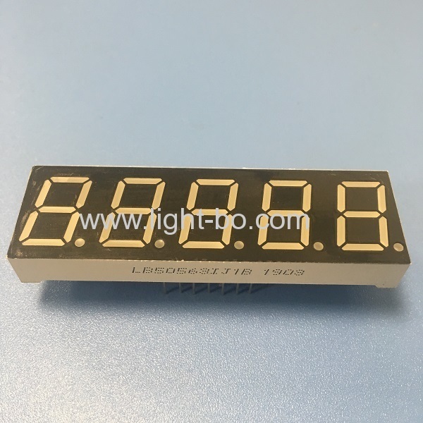 Super green 0.56" 5 Digit 7 Segment LED Display Common anode for temperature controller