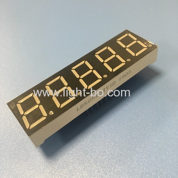 Super bright yellow 0.56" 5 Digit 7 Segment LED Display Common Anode for process controller