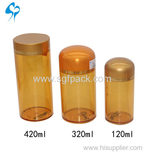Hot sale PET Plastic Medicine Pill Bottle with Cap for fish medicine herbal