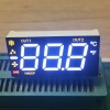 Multicolour Triple Digit LED Display with minus sign for Refrigerator Temperature Controller