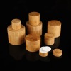 Bamboo Lid Cosmetic Cream Jar Vary Size Eco-friendly Makeup Continaer Skincare Packing