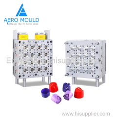 16-cavity high quality plastic cap mould manufacturer