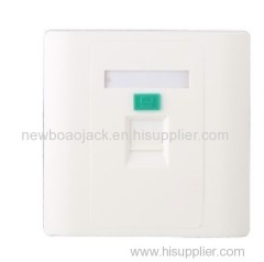 1 port rj45 faceplate 80*80mm