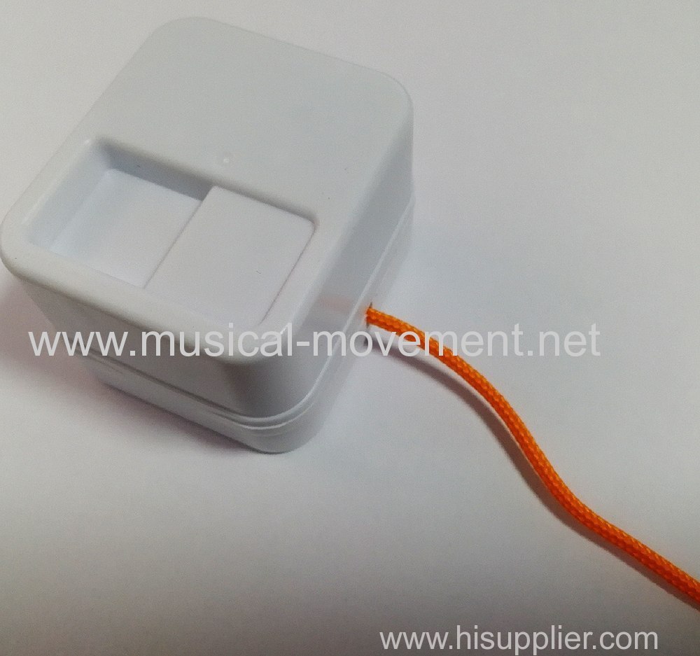 Custom Color Cord Pull String Music Box