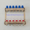 5 Loop Stainless Steel Pex Radiant Heating Manifold with Adjustable Flowmeter