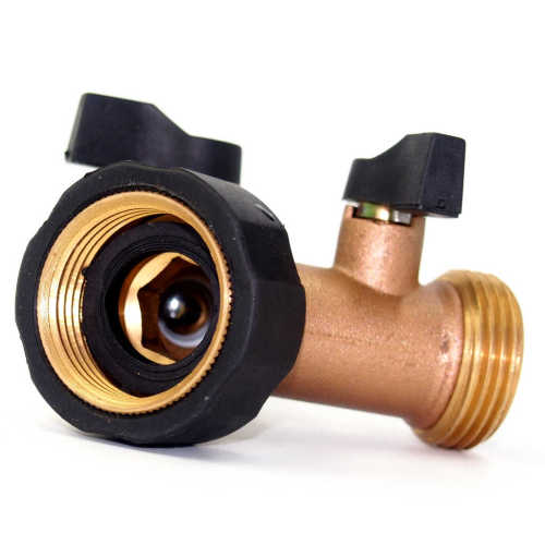 Brass Soft Garden Hose 2 Way Splitter