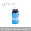 Portable Water Bottle Storage Solar Powered Folding LED Camping Lantern