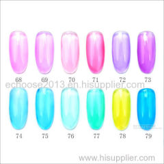 Soak-off UV Glass Nail Gel Polish Color Painting Gradual Changing Nail Decoration