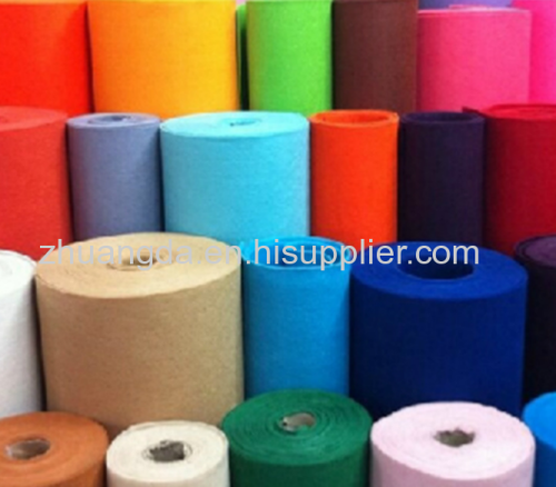 Color felt non-woven needled chemical fiber felt customized interior decoration sound insulation felt