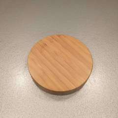 89/400 Bamboo & wooden lid cap for cream jar