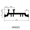 34mm Thermal Struts Polyamide Insulation Profiles for Aluminum Windows & Doors