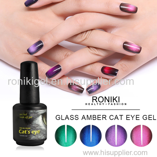 RONIKI Amber Cat Eye Gel Polish Cat Eye Gel Led Cat Eye Gel Cat Eye Gel Wholesaler