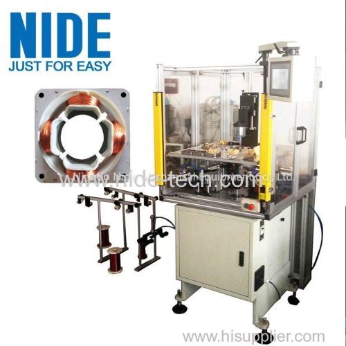Automatic stator inslot needle coil winding BLDC stator winding machine