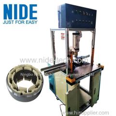 Auto BLDC motor stator insulation end plate board pressing machine