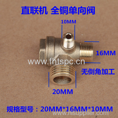 Direct-on-line special check valve