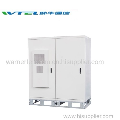 W-TEL IP67 OLT telecom equipment electrical outdoor cabinet enclosure for battery UPS power distribution supply rectifie