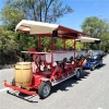 15 person Four wheel beer bike mobile bar tour beer Party bike Four Wheel Beer Bike Mobile Bar Tour beer Party Bike