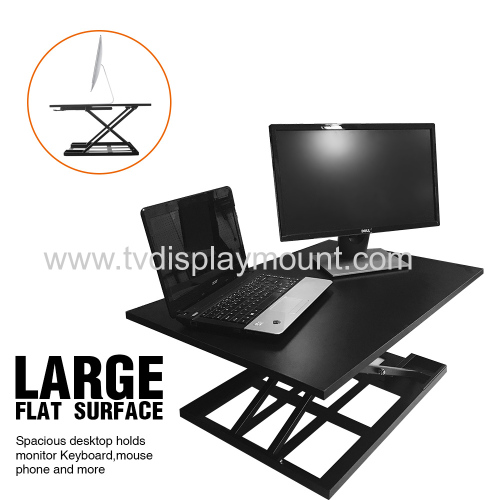 Curved Horizontal Rail Dual LCD Monitors Array Desk Mount desk stand monitor