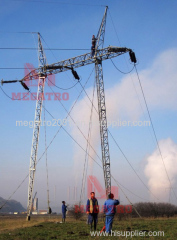 MEGATRO 132KV double circuit lattice tower