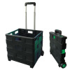 Shopping Folding Pvc Carts Trolley with Lid Reusable