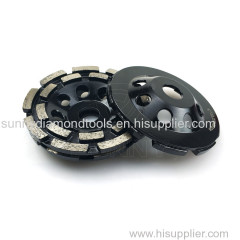 5 Inch Double Row Diamond Cup Wheel For Angle Grinder